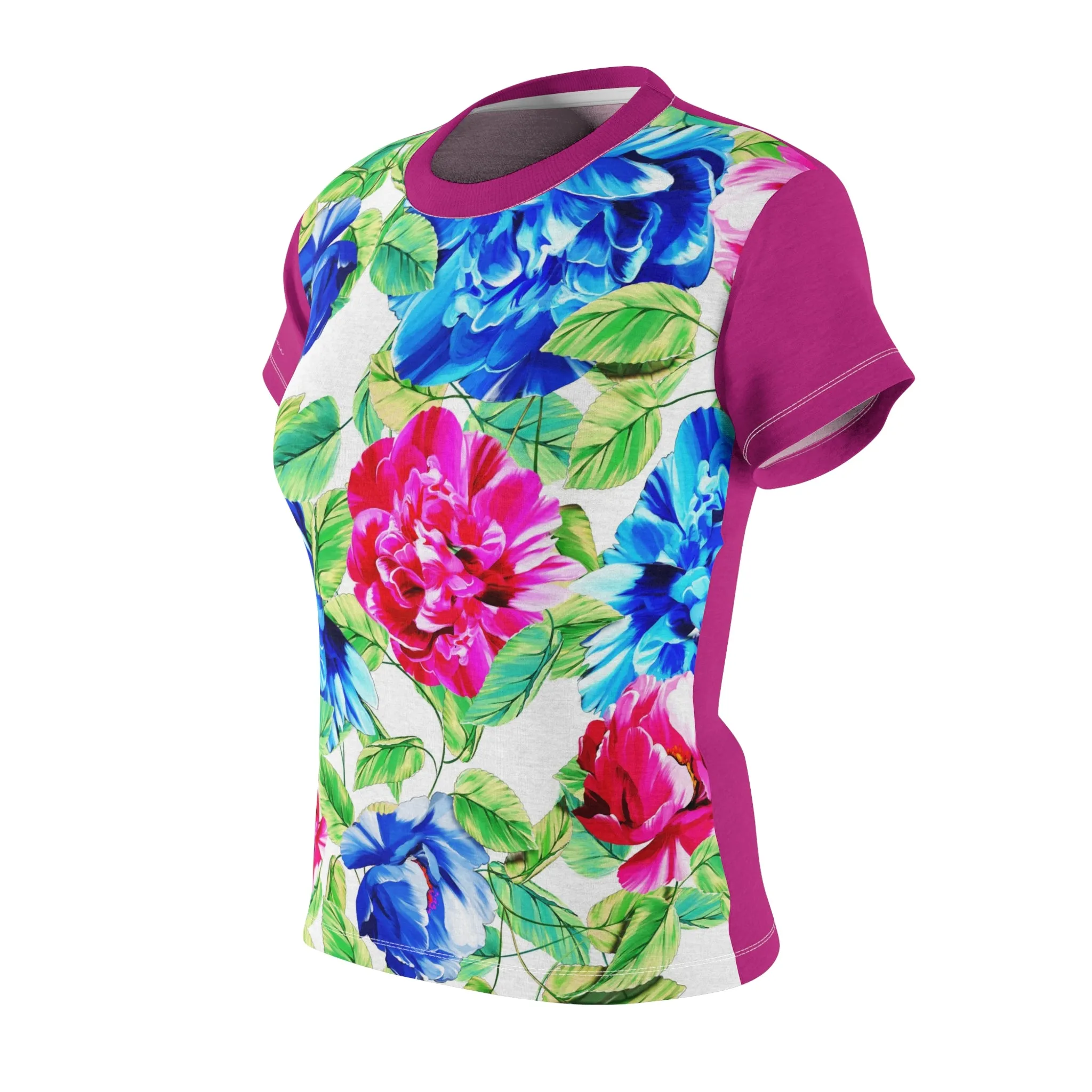 T-Shirt, Pink Floral Look