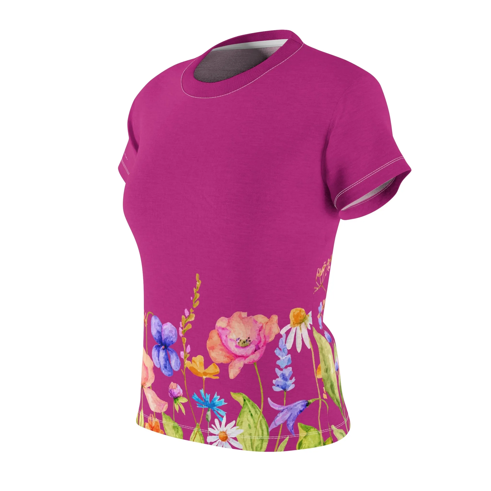 T-Shirt, Pink Spring Garden