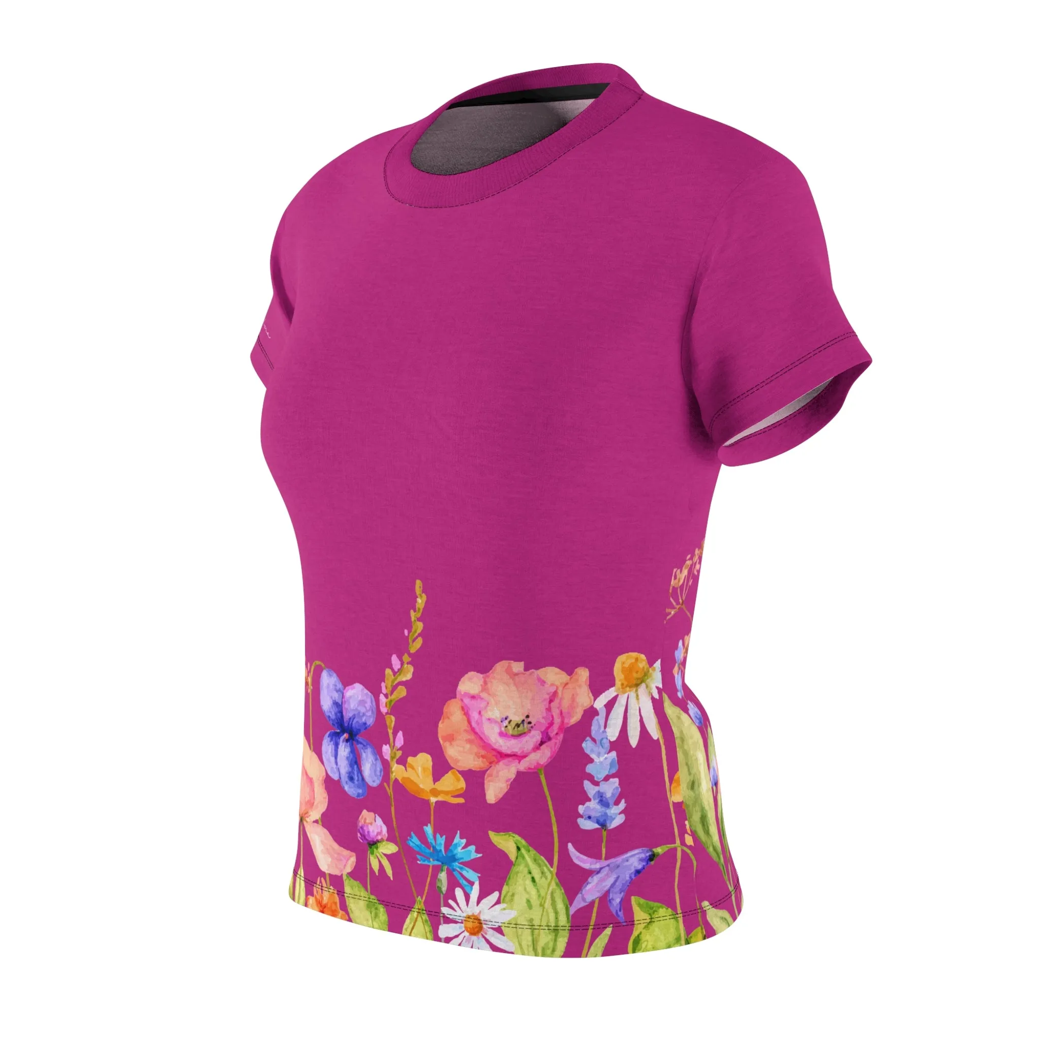 T-Shirt, Pink Spring Garden