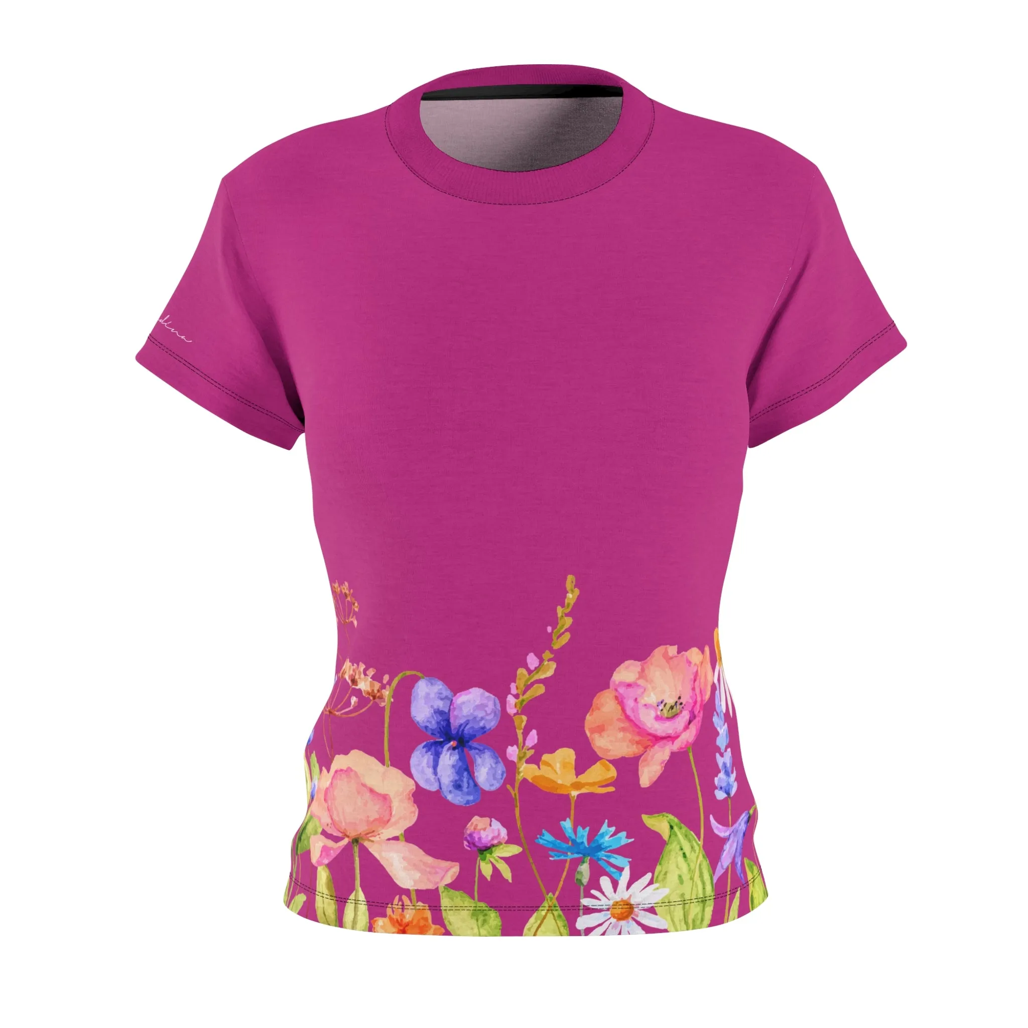 T-Shirt, Pink Spring Garden