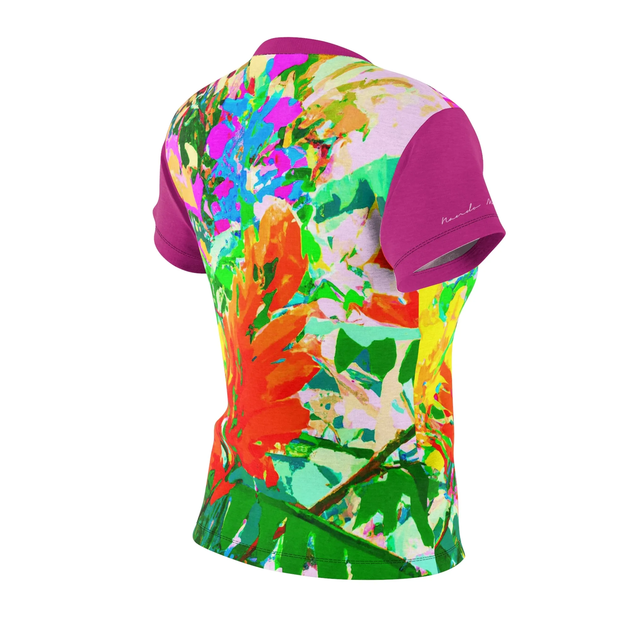 T-Shirt, Pink Warhol Garden