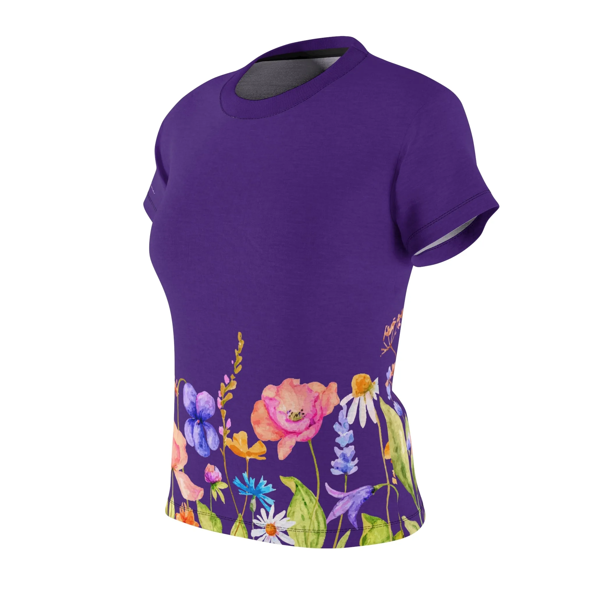 T-Shirt, Purple Spring Garden