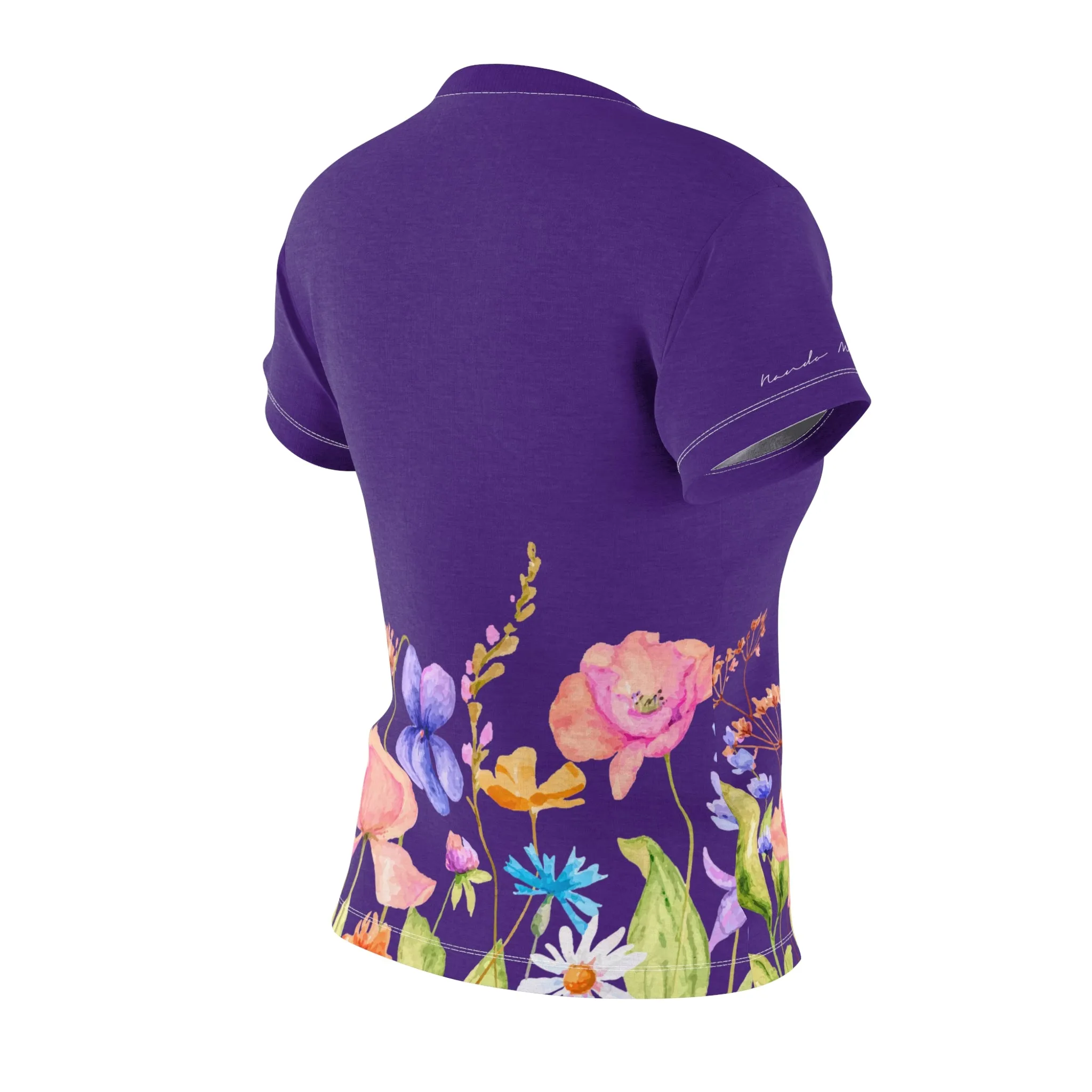 T-Shirt, Purple Spring Garden