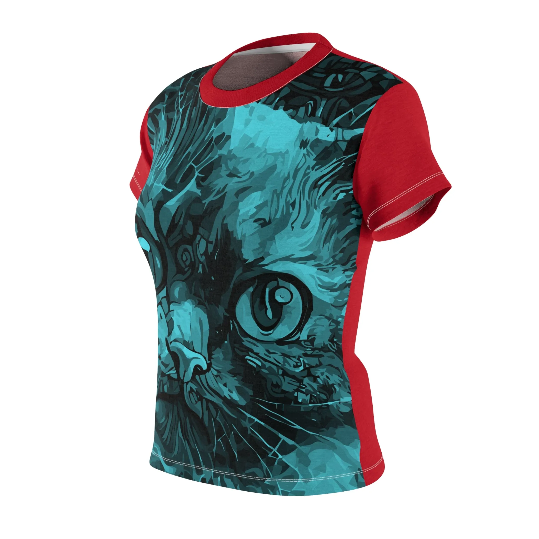 T-Shirt, Red Passionated Kitty