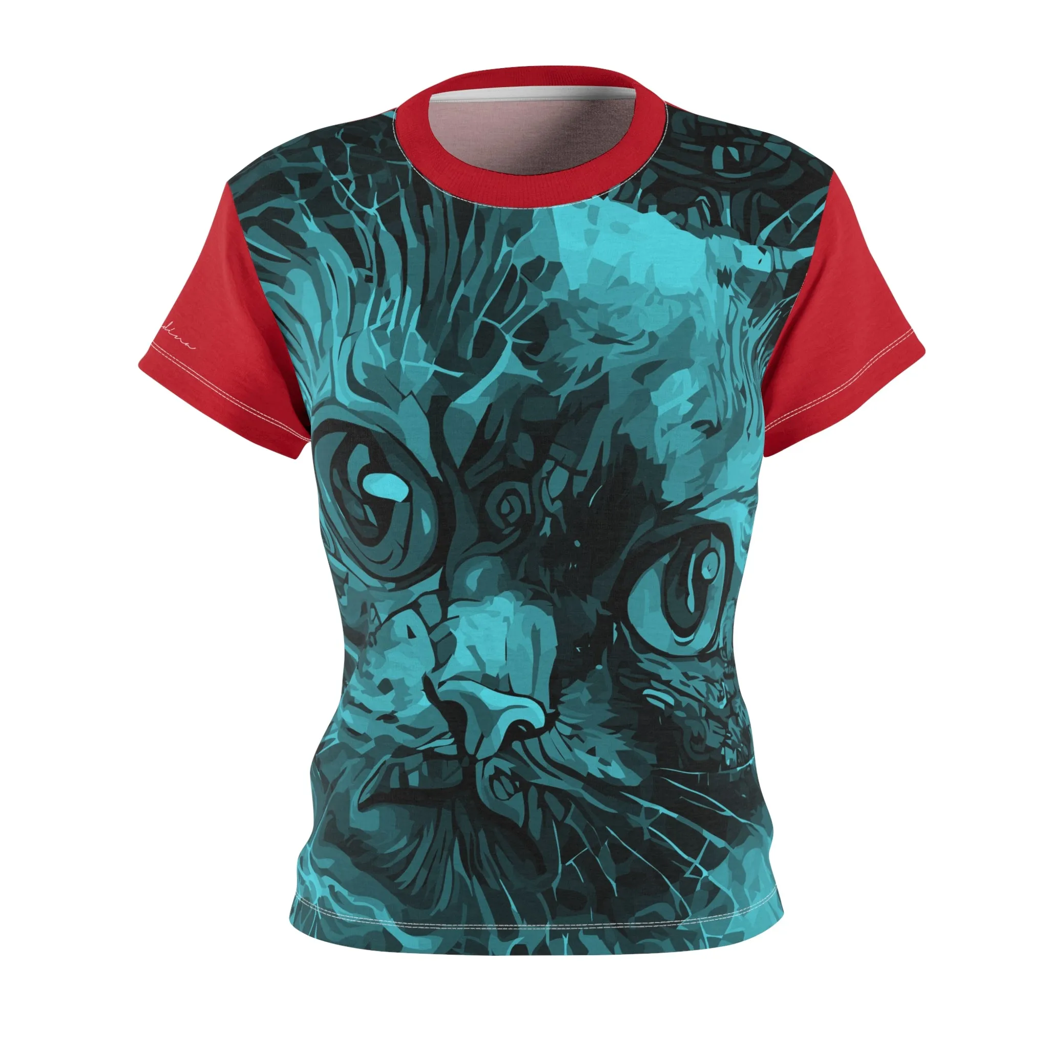 T-Shirt, Red Passionated Kitty