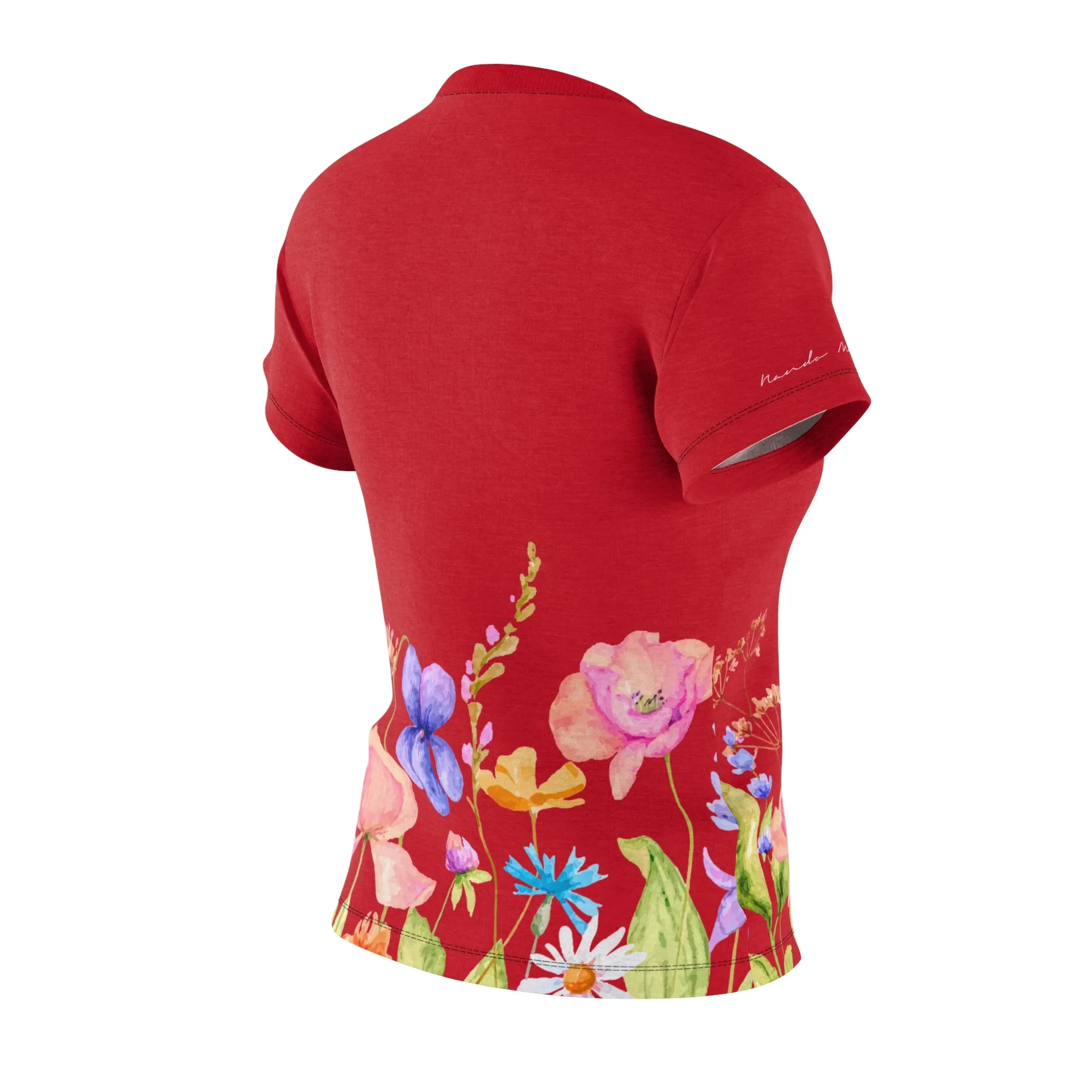T-Shirt, Red Spring Garden