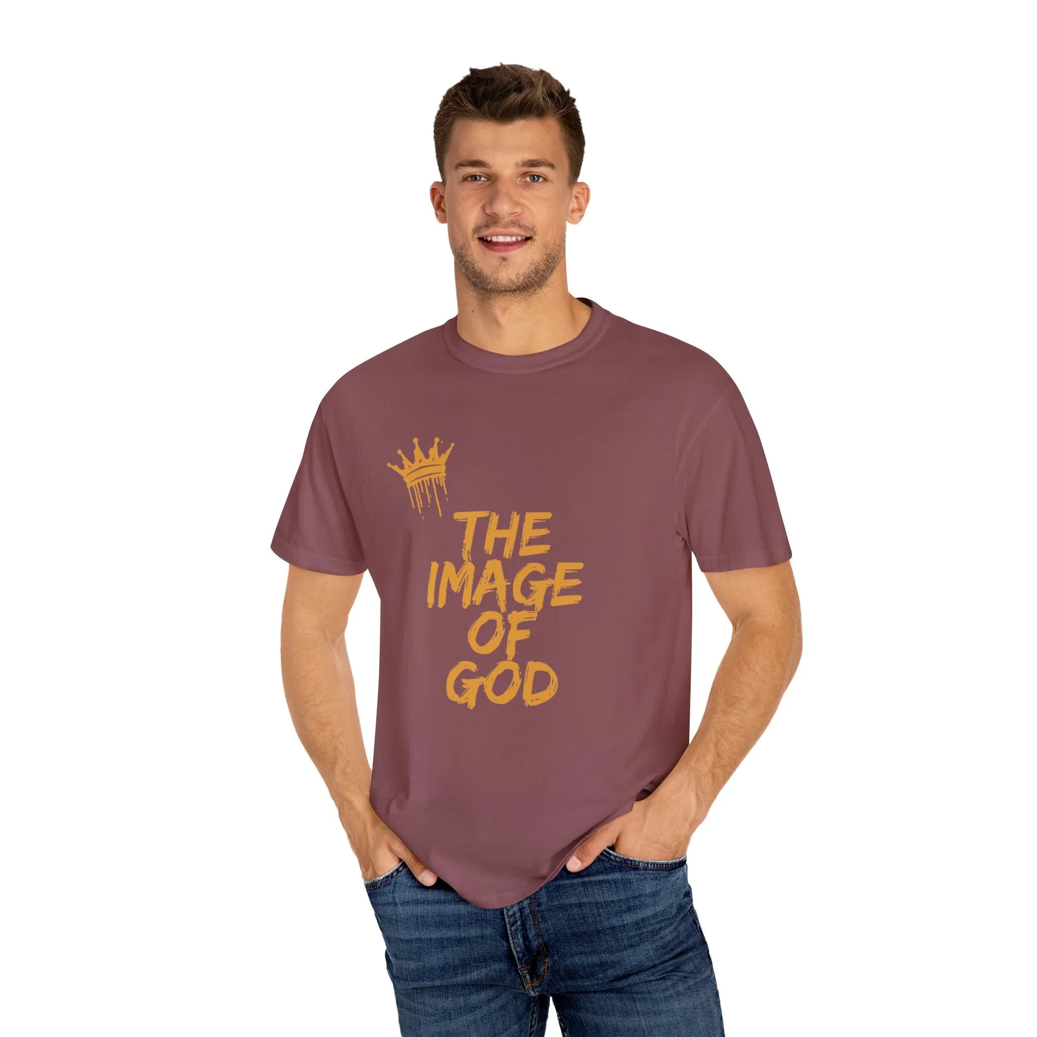 The Image of God Tee with Gold Letters