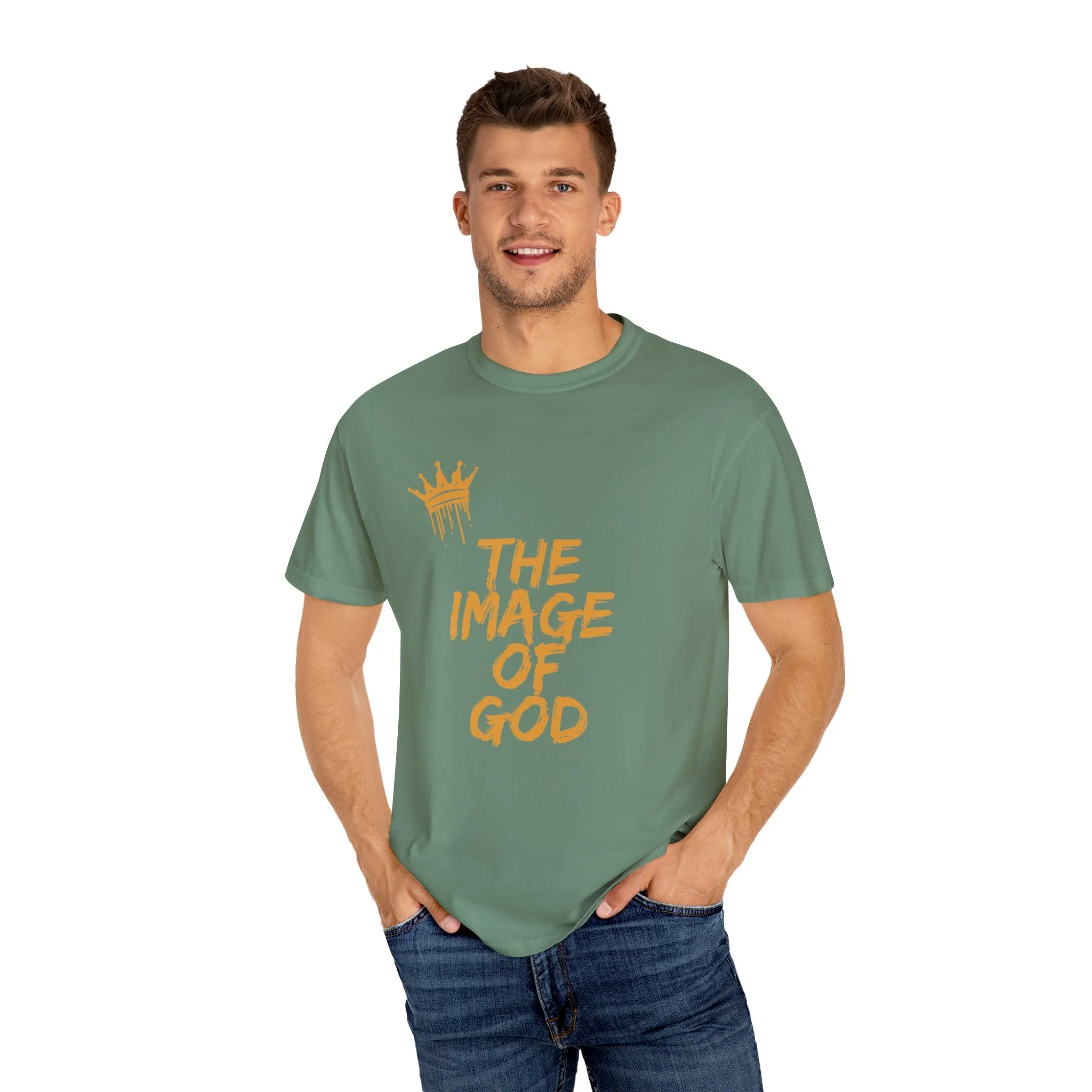 The Image of God Tee with Gold Letters