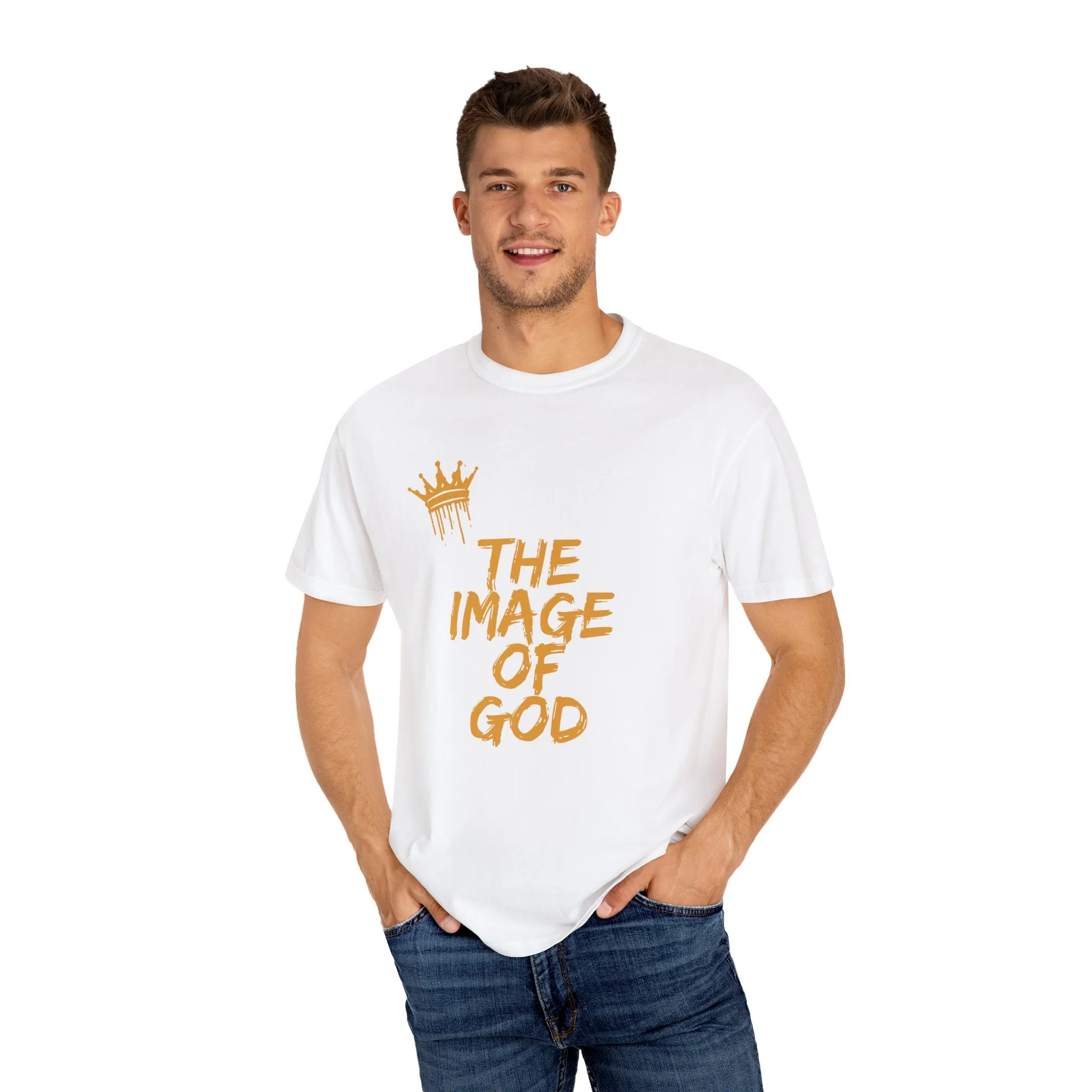 The Image of God Tee with Gold Letters