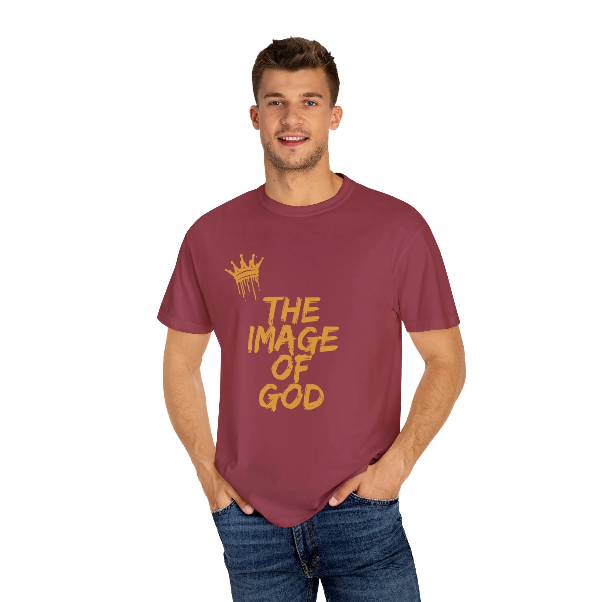 The Image of God Tee with Gold Letters