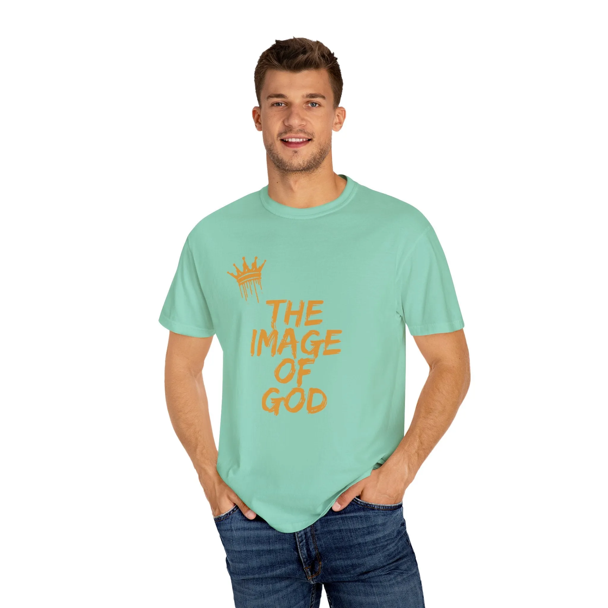 The Image of God Tee with Gold Letters