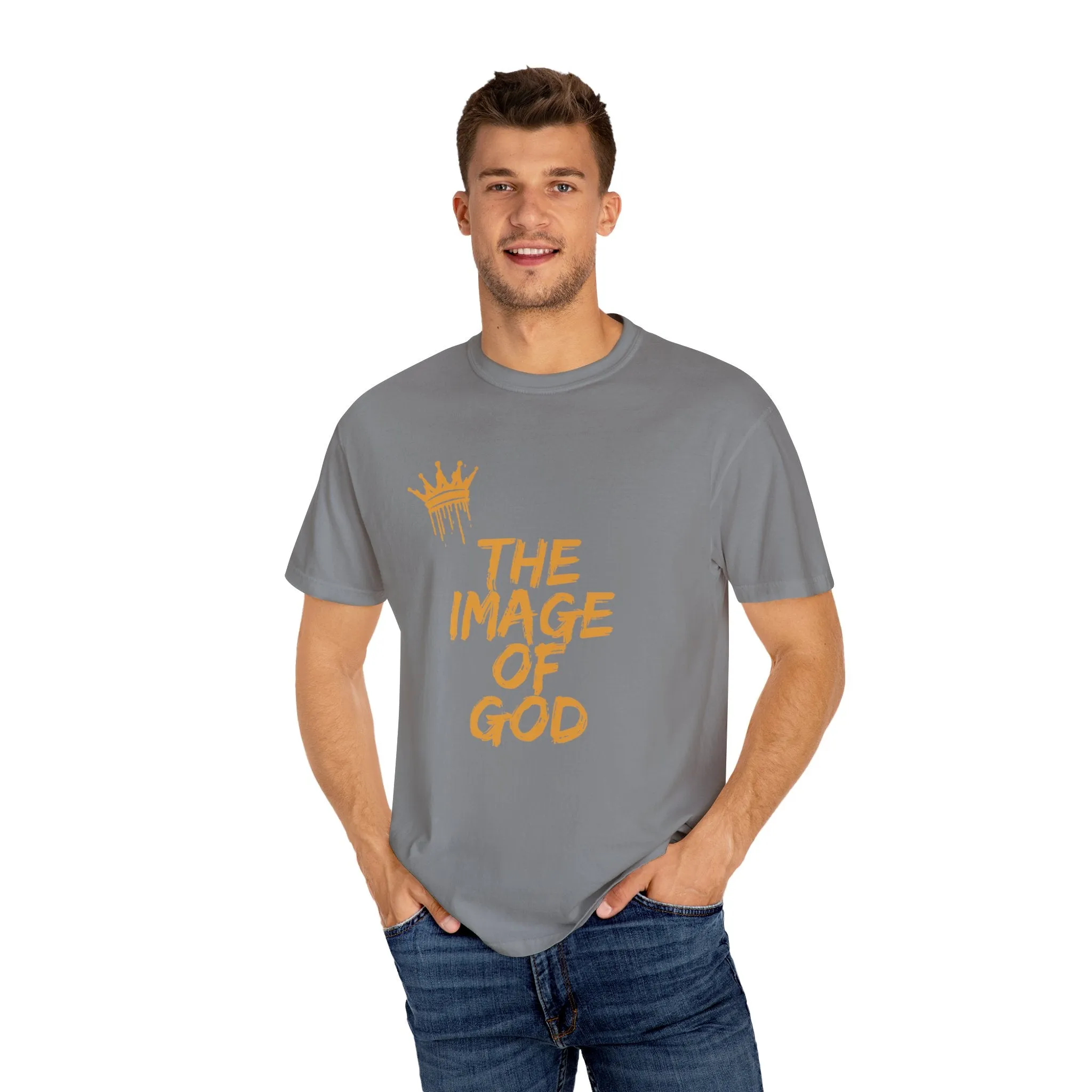 The Image of God Tee with Gold Letters