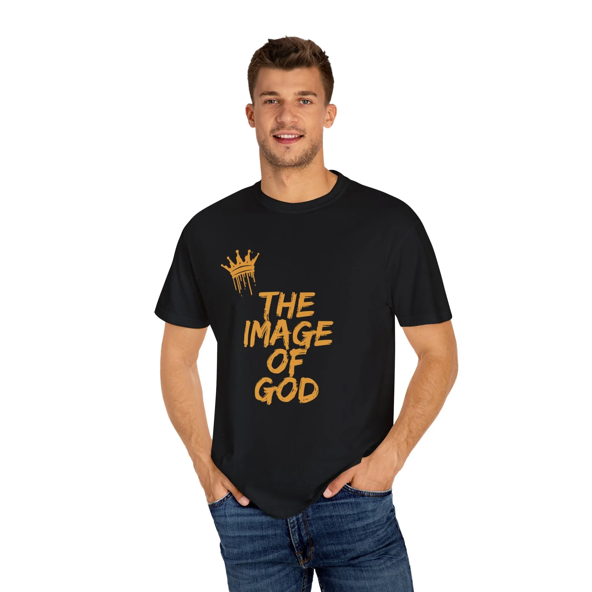 The Image of God Tee with Gold Letters