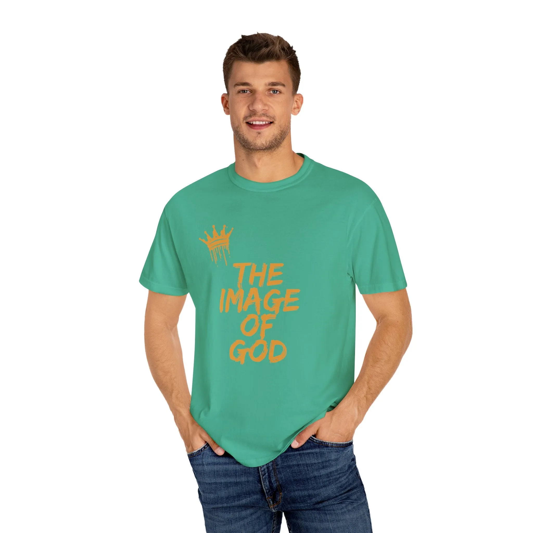 The Image of God Tee with Gold Letters
