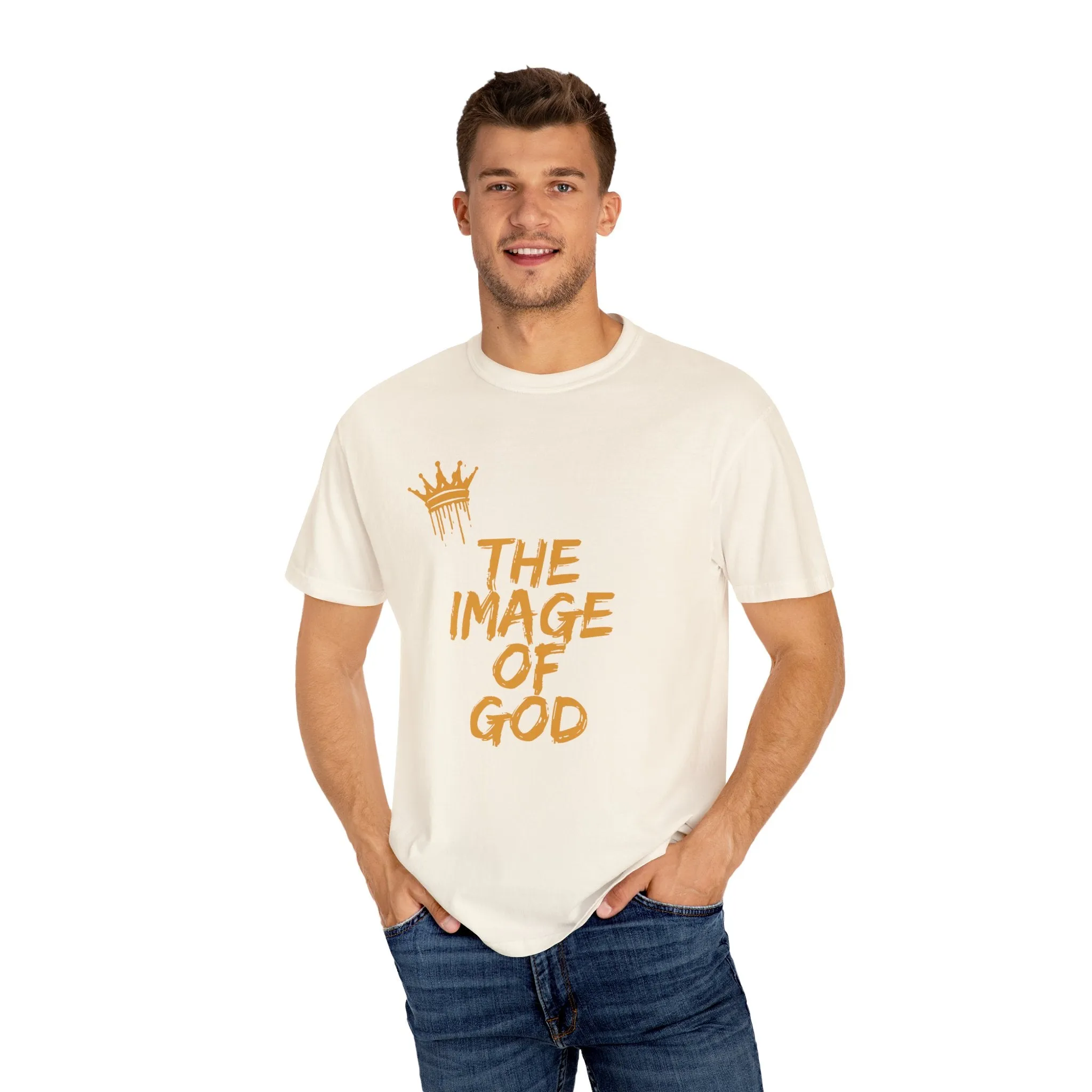The Image of God Tee with Gold Letters