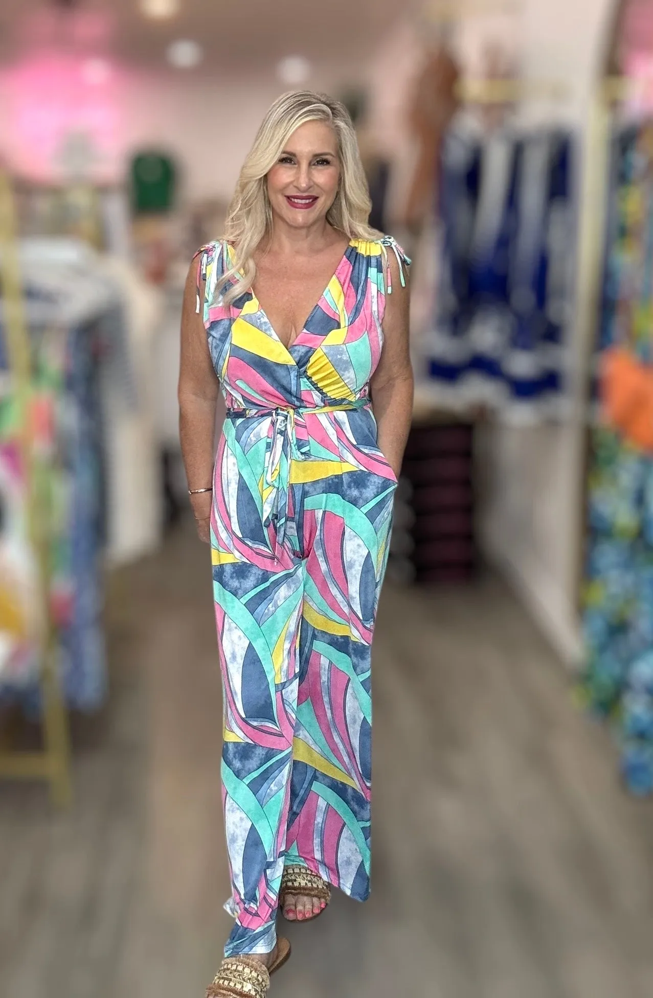 The Spring Belted Jumpsuit