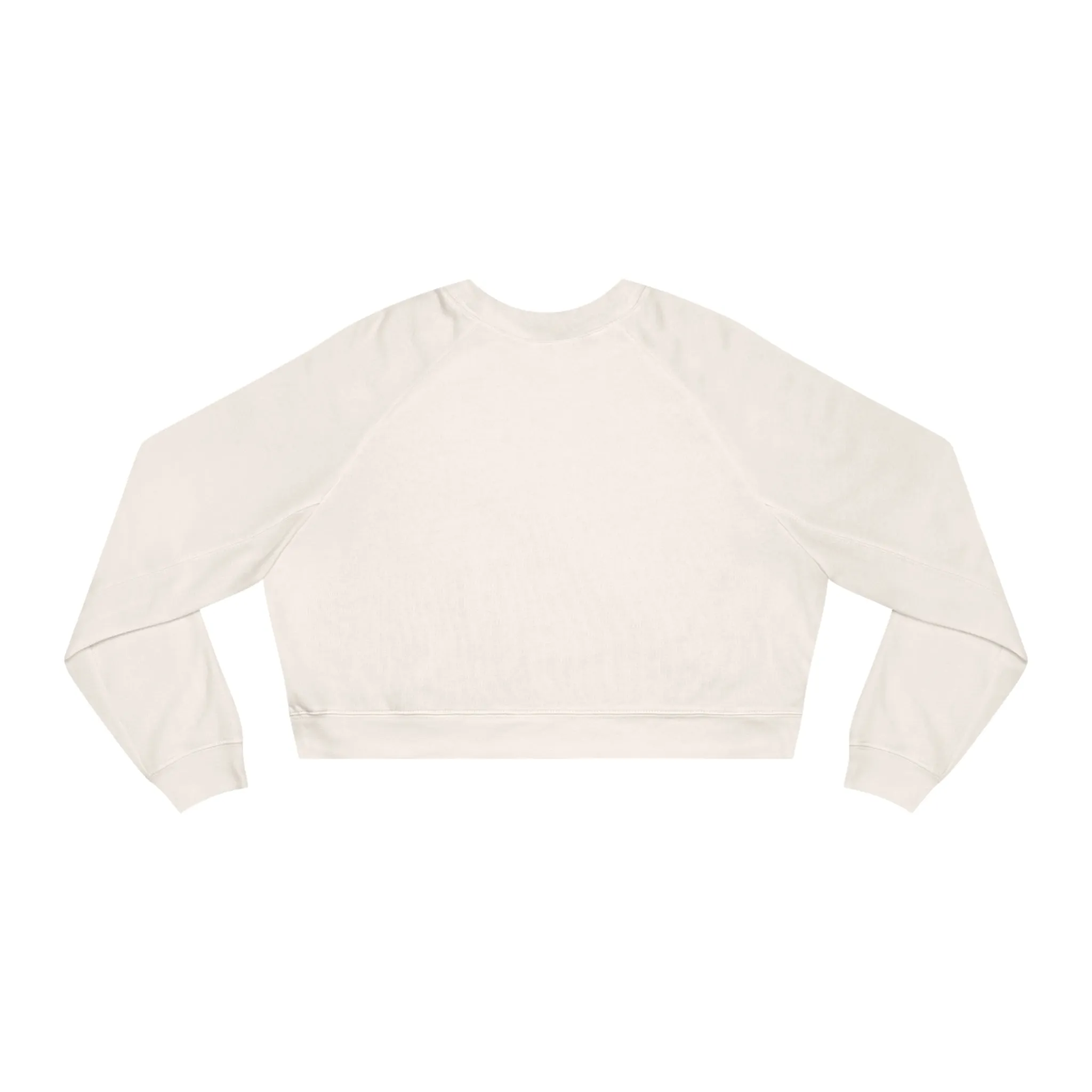This Too Shall Pass Horizontal Squiggle Women's Cropped Fleece Pullover