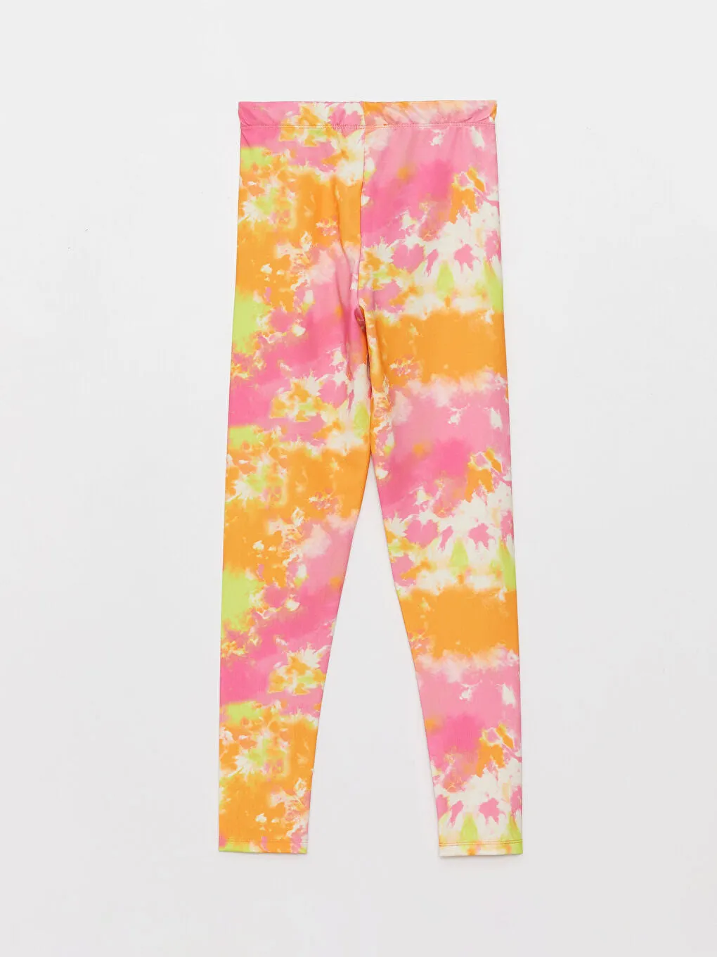 Tie-Dye Patterned Elastic Waist Girl Tights