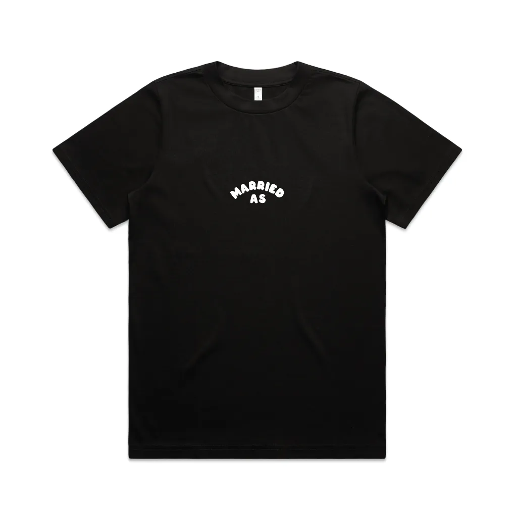 Til Death Do Us Part Tee | White on Black