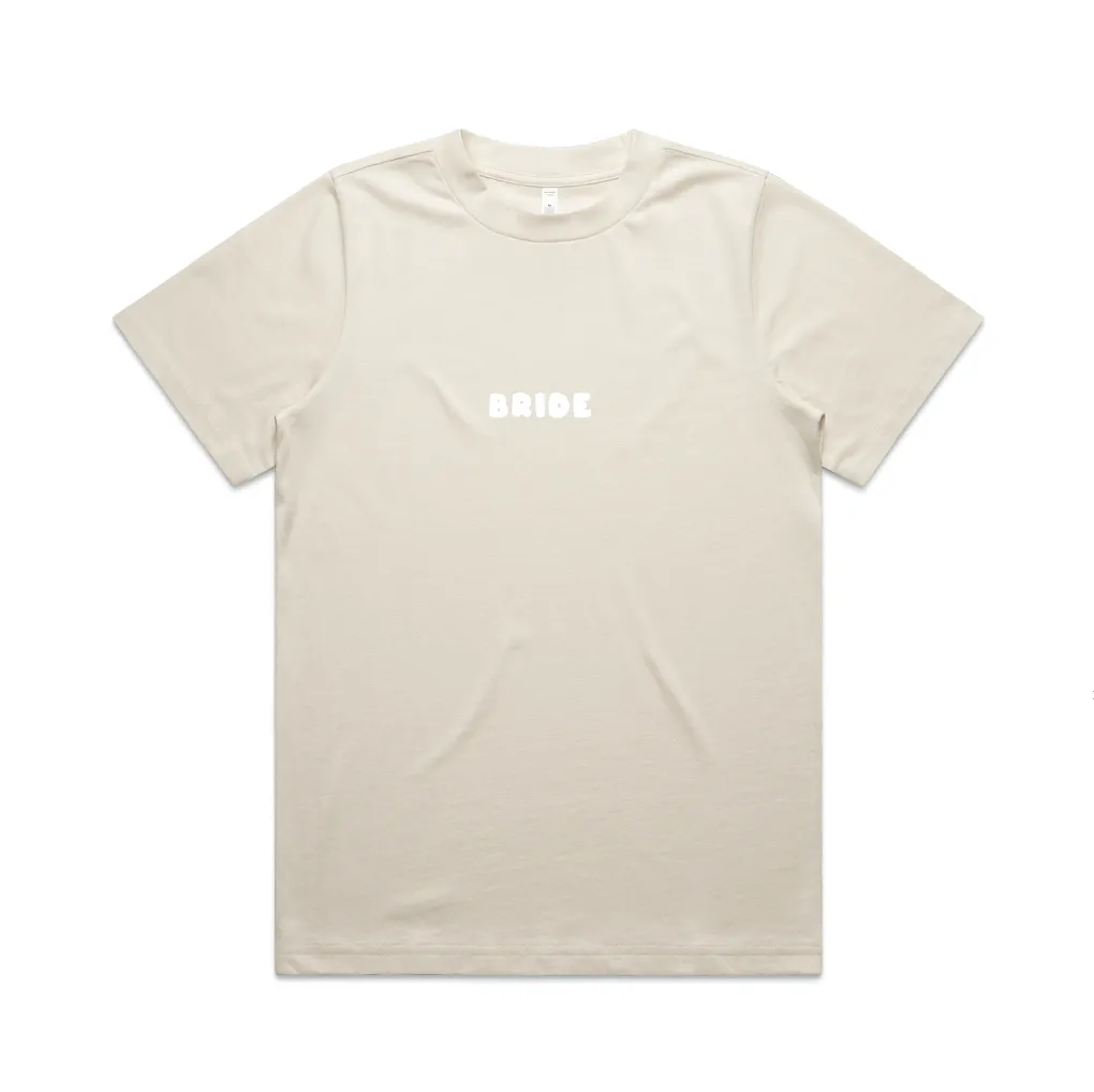 Til Death Do Us Part Tee | White on Ecru