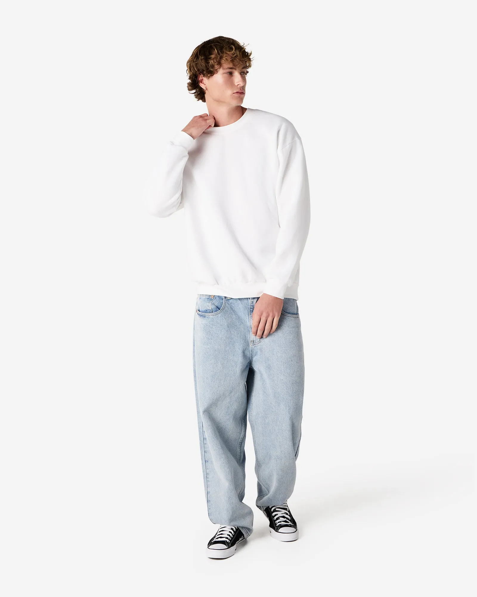 Unisex Relaxed Fit Crewneck Sweatshirt