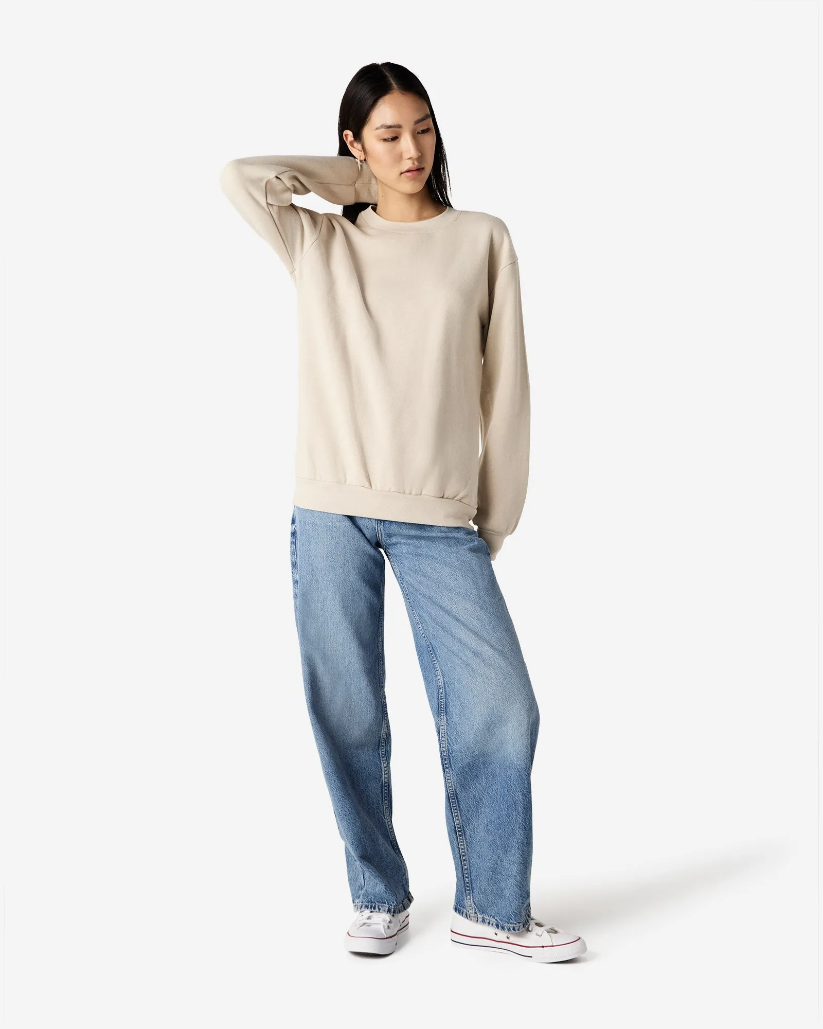 Unisex Relaxed Fit Crewneck Sweatshirt