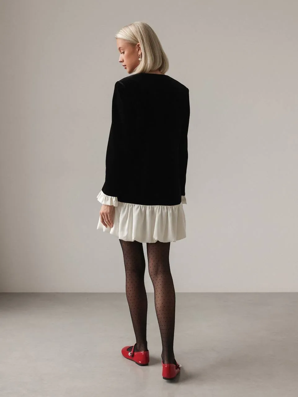 Velvet Elegance Mini Dress