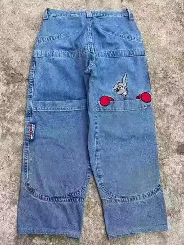 Vintage Trendy Fully Embroidered Boyfriend Jeans