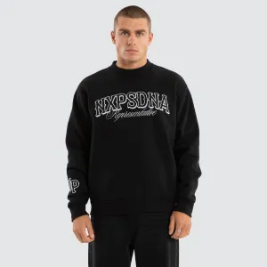 Warrior Relaxed Sweater Jet Black