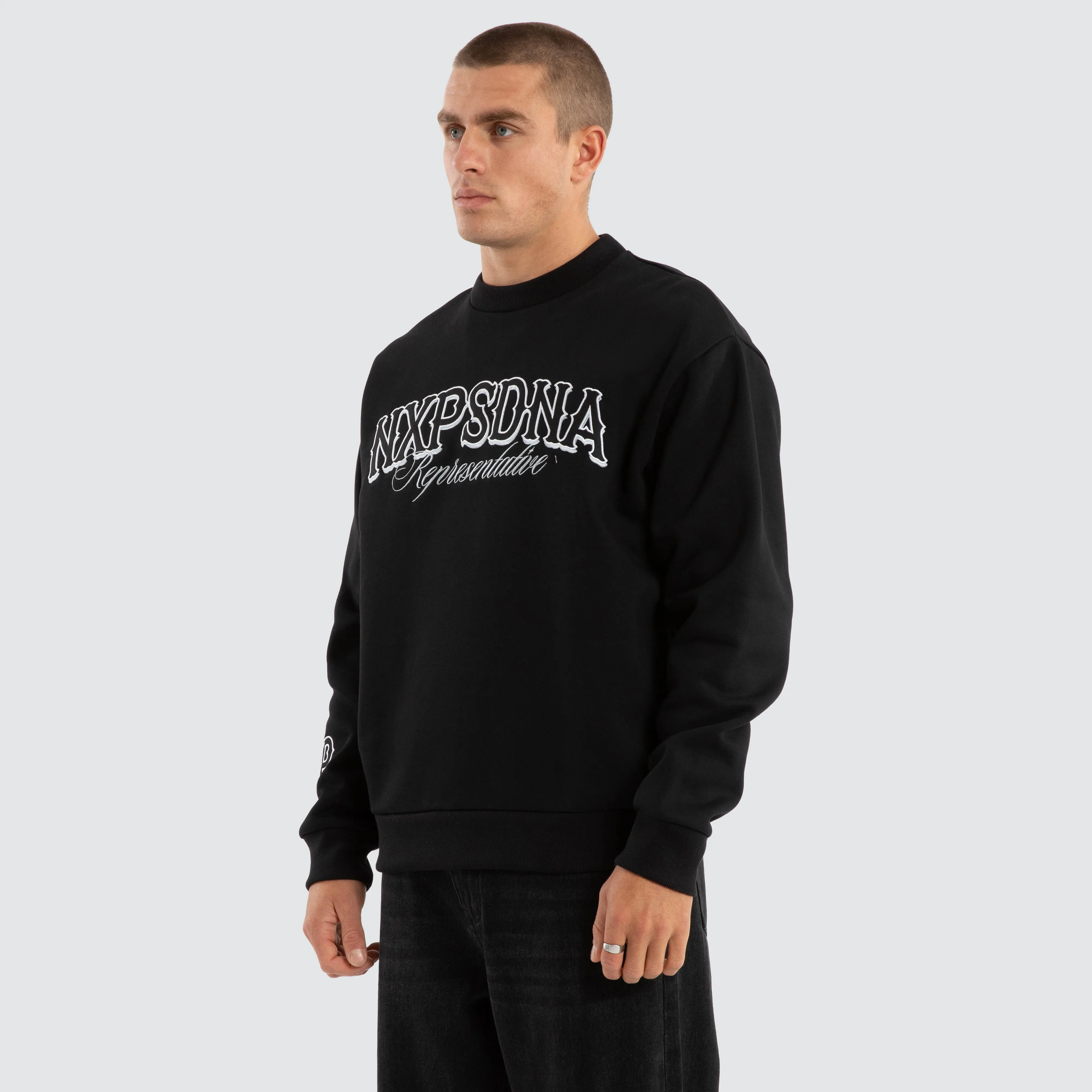 Warrior Relaxed Sweater Jet Black