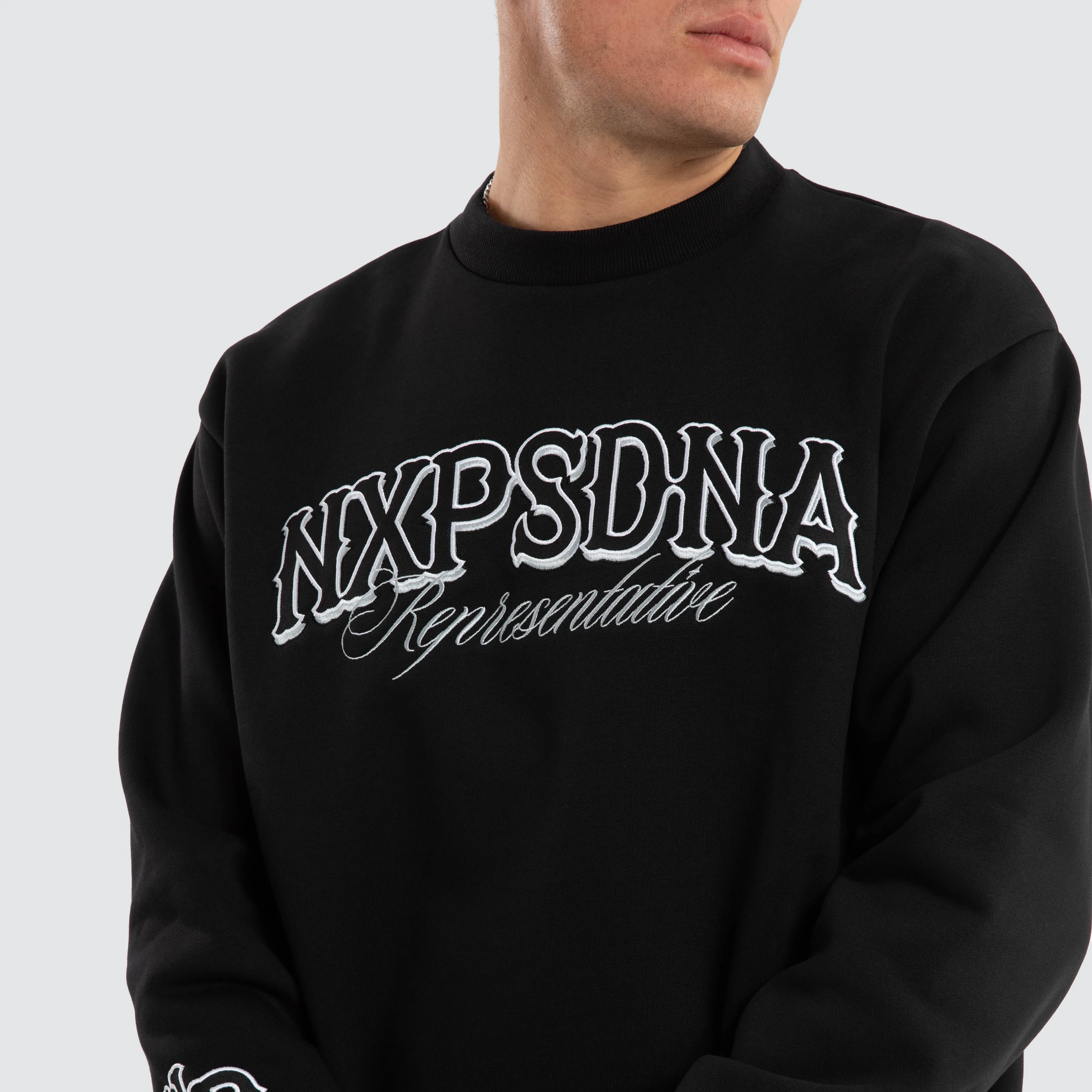 Warrior Relaxed Sweater Jet Black