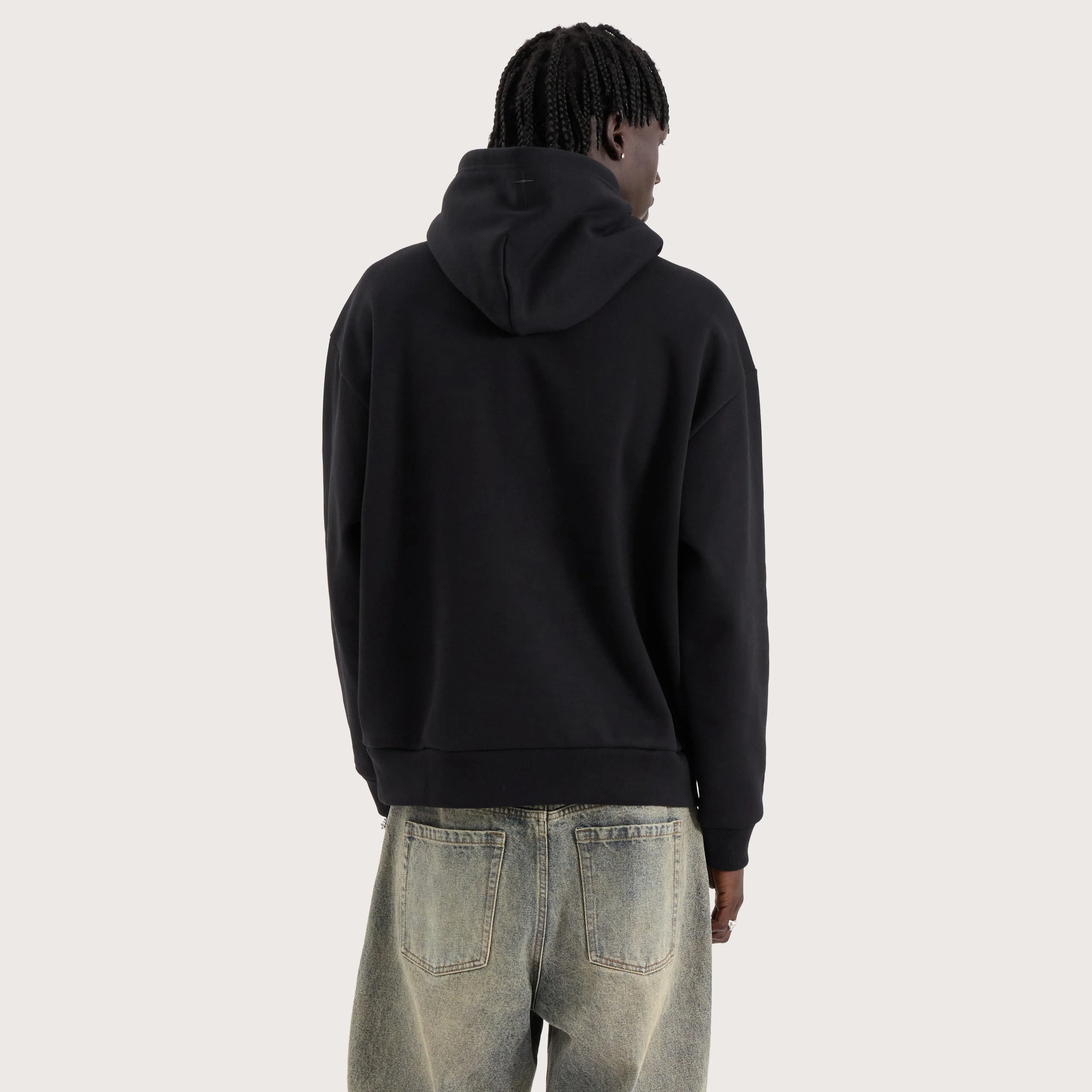 Weyburn Relaxed Hoodie Jet Black