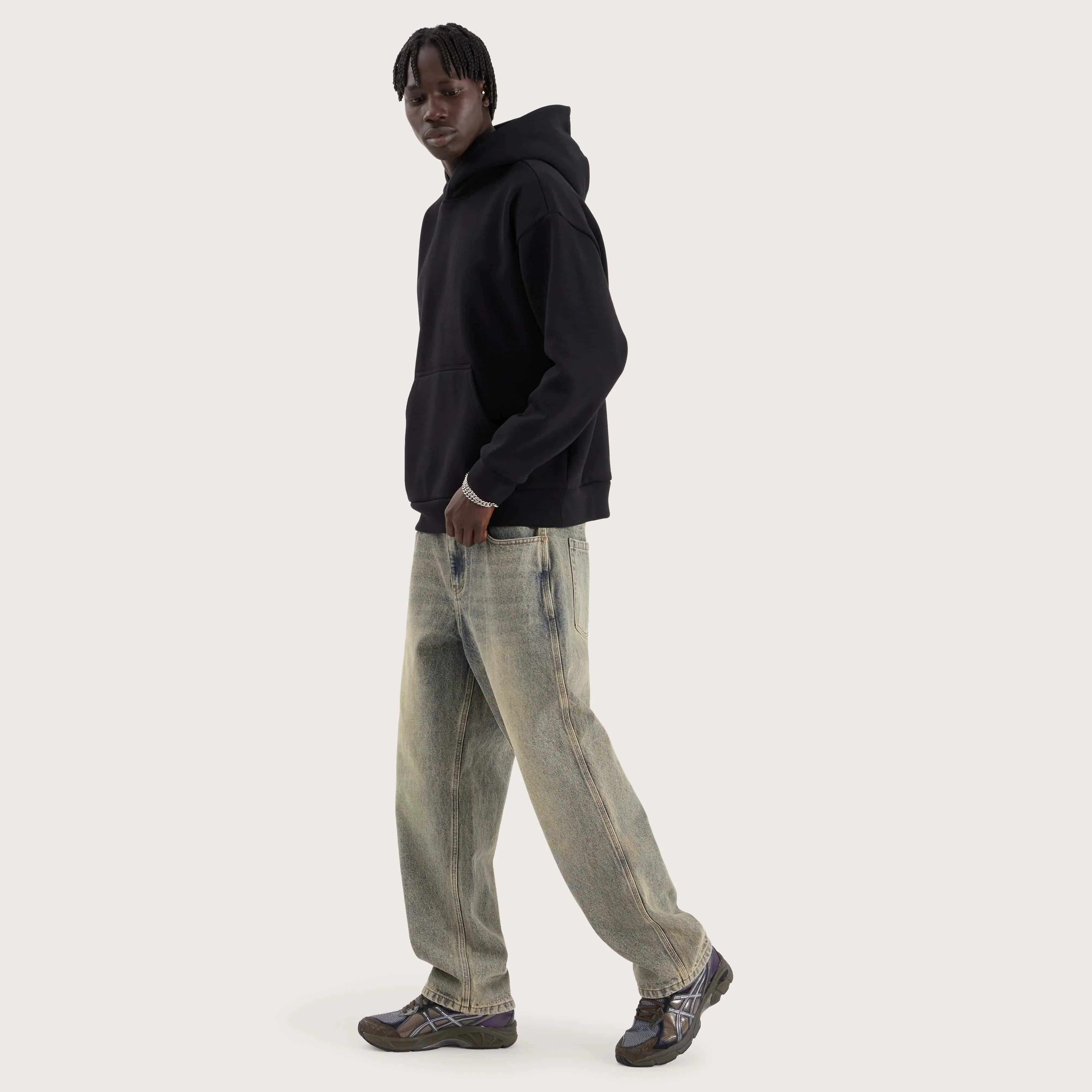 Weyburn Relaxed Hoodie Jet Black
