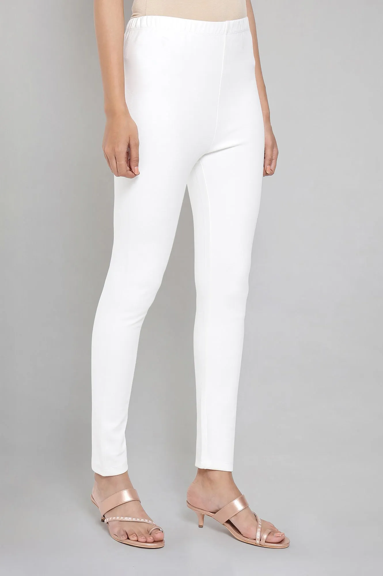 White Winter Tights