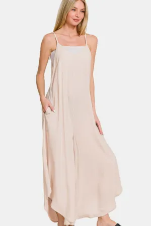 Wide Leg Overalls by Zenana
