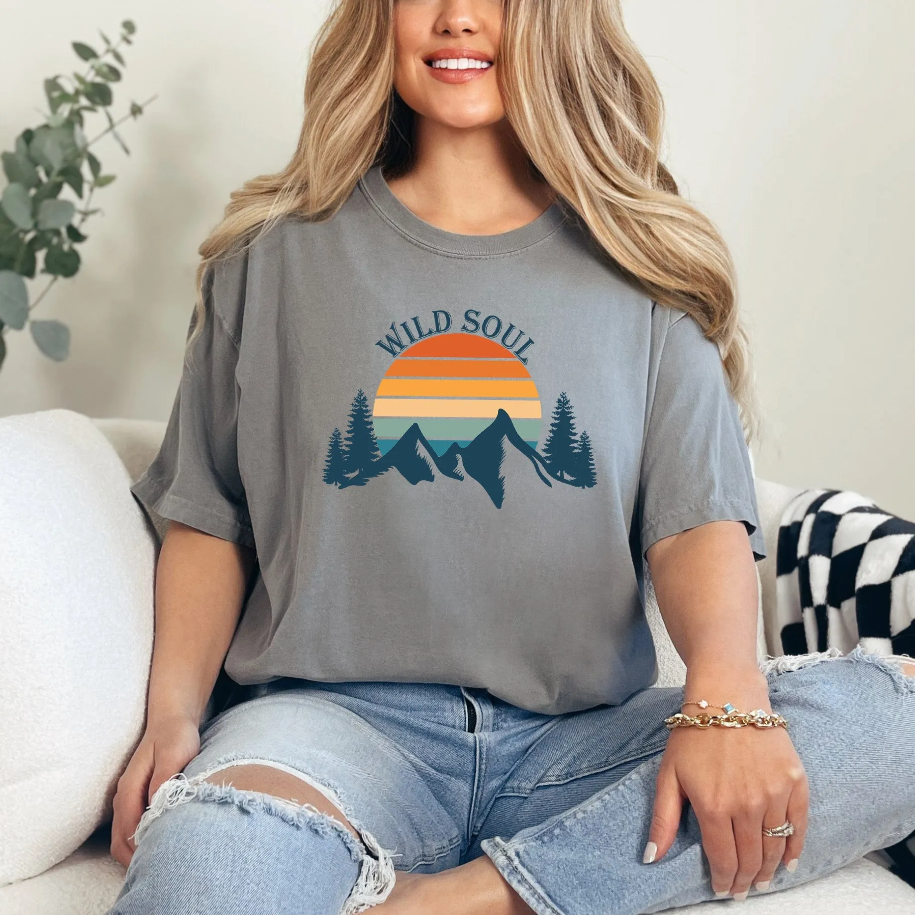 Wild Soul Colorful | Garment Dyed Tee