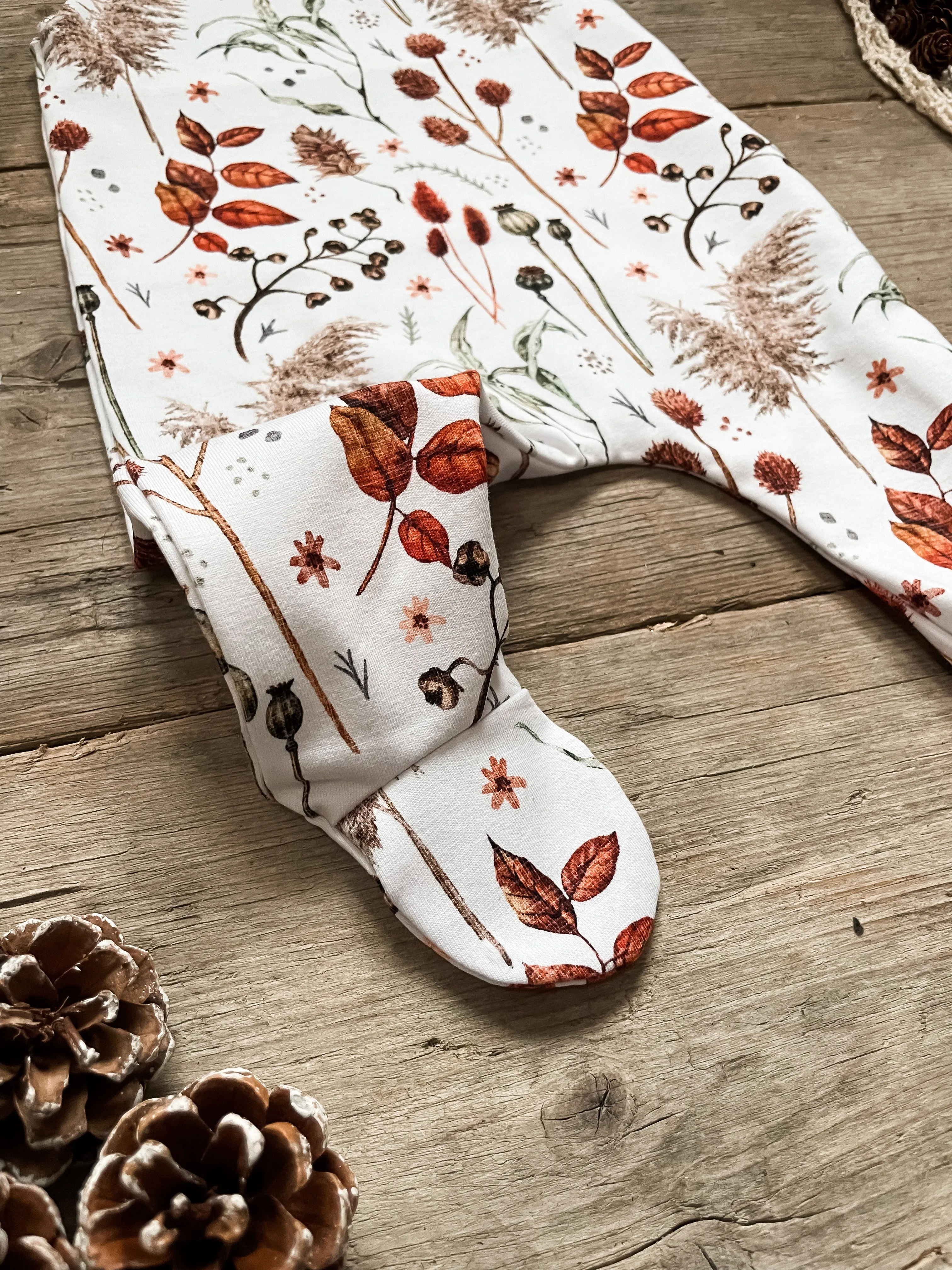 Wildflowers Footed Romper