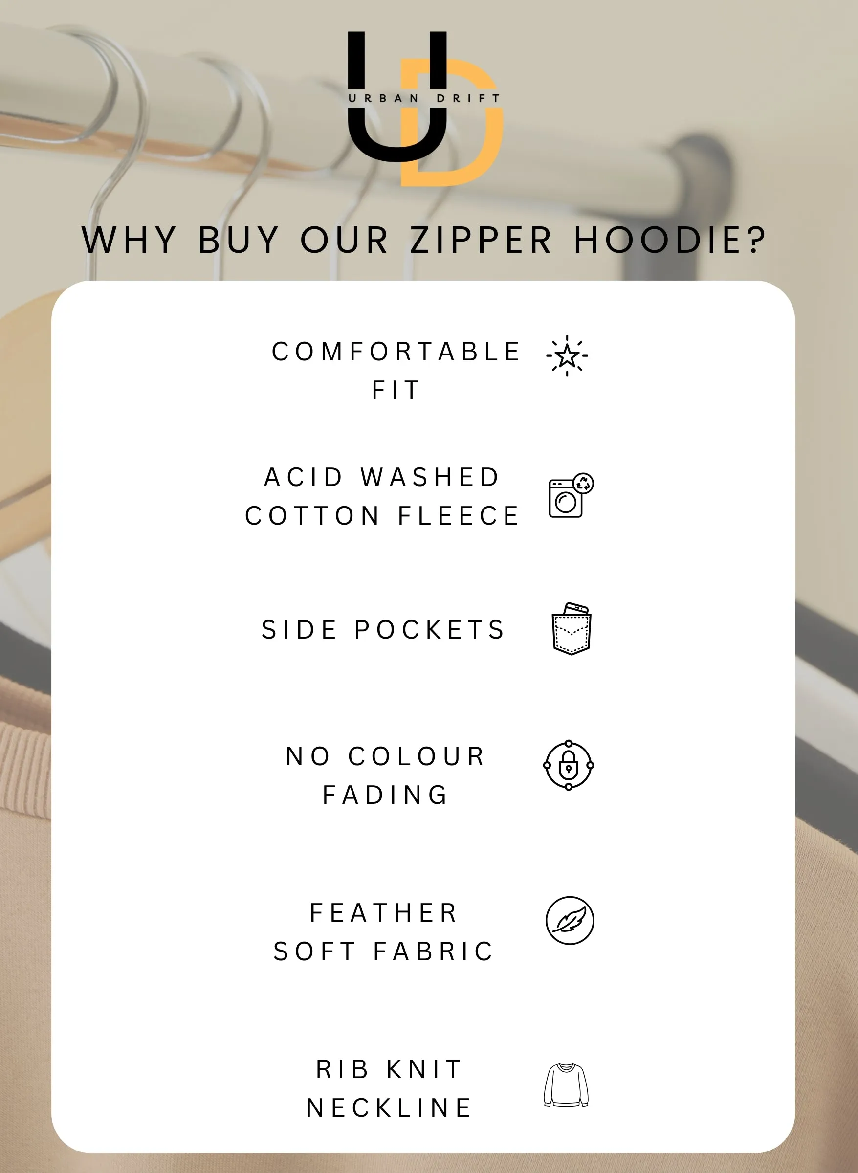 Wine Optical Pattern Zipper Hoodie