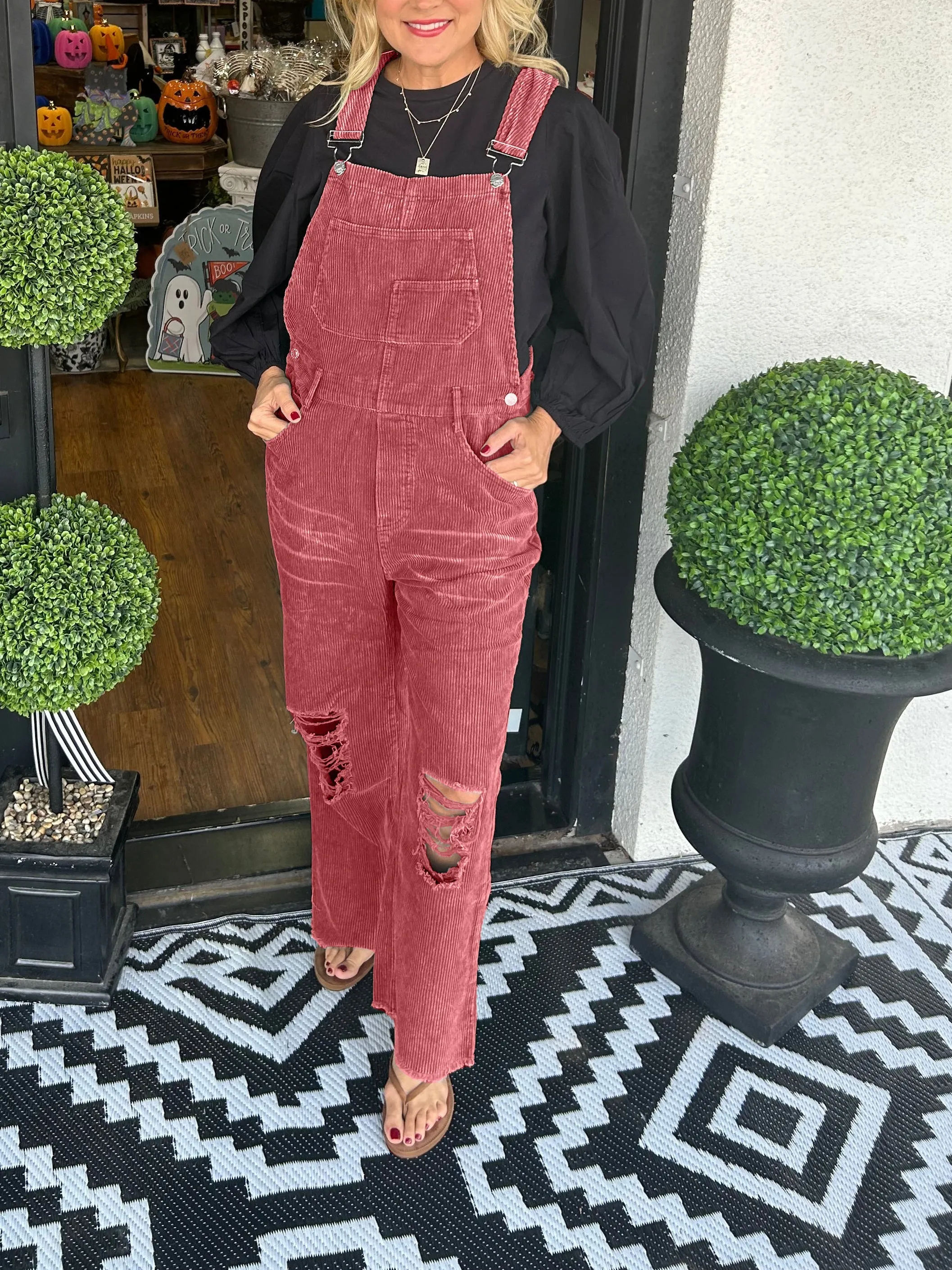 Women's Ripped Overalls Jumpsuit (Buy 2 Free Shipping)