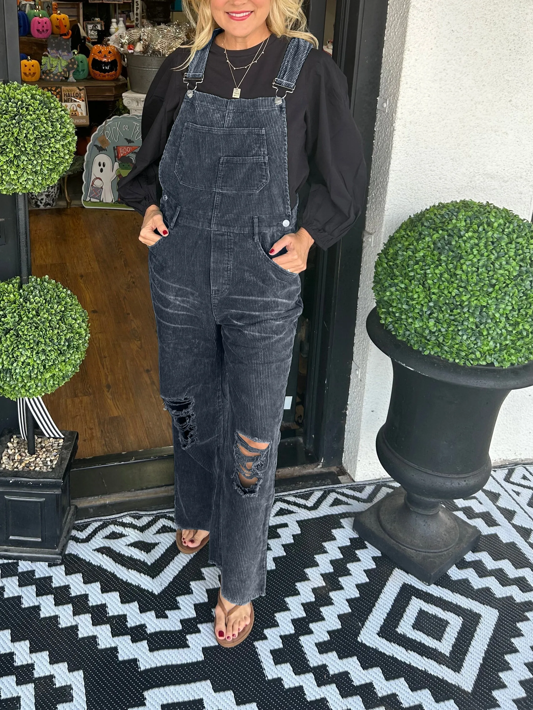 Women's Ripped Overalls Jumpsuit (Buy 2 Free Shipping)