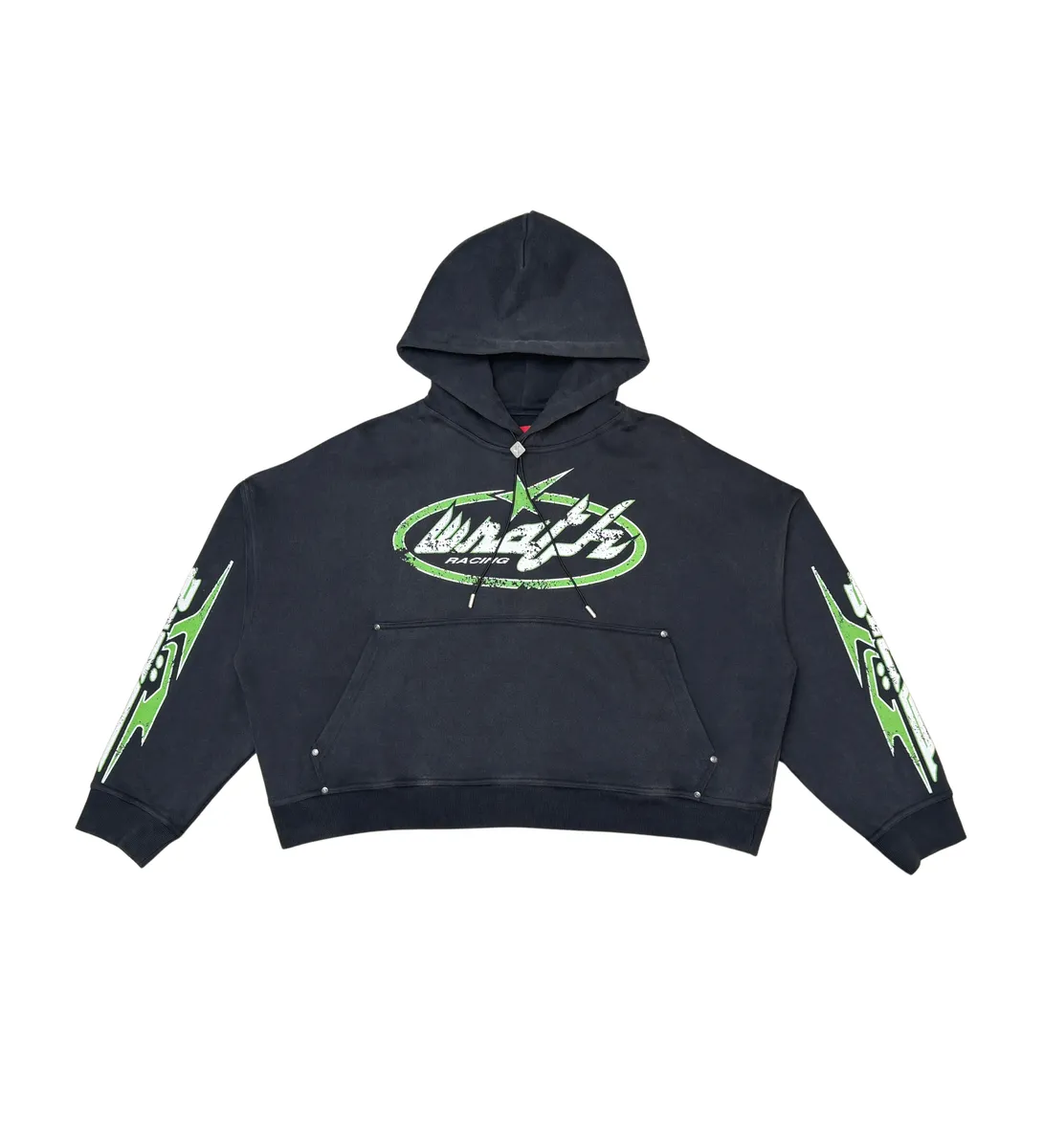 Wrathboy VIPER CROPPED HOODIE (BLACK)