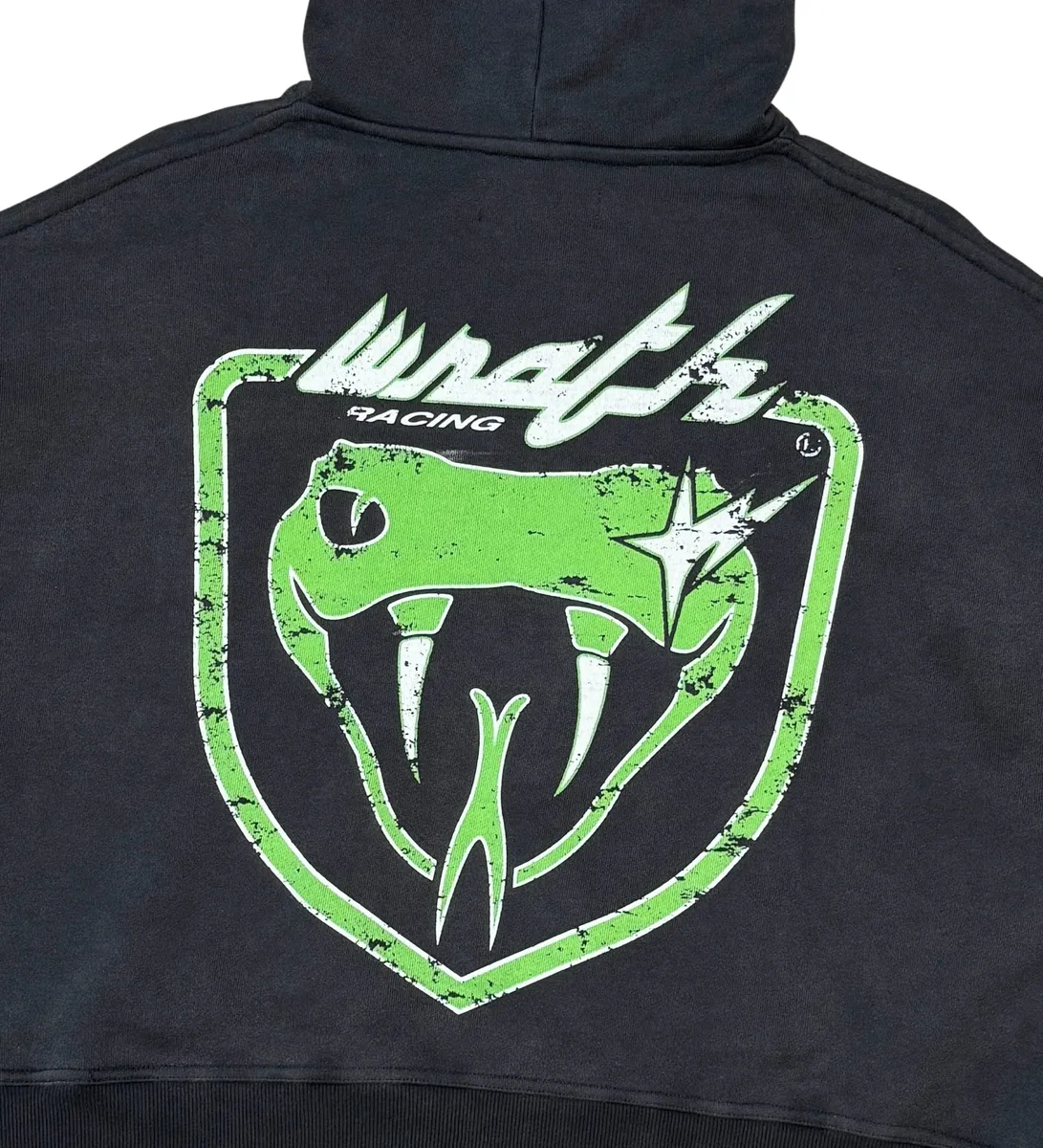 Wrathboy VIPER CROPPED HOODIE (BLACK)