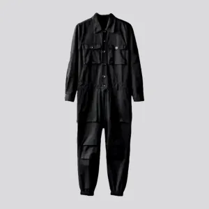 Y2k denim men's jumpsuit overall