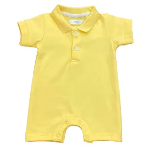 Yellow Polo Romper